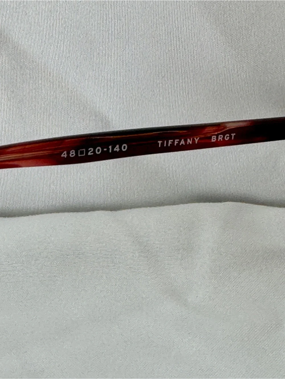 SALT OPTICS GLASSES | TIFFANY | W/CASE | 48-20-140 JAPAN | BURGUNDY TORTOISE